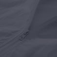 thumbnail image 3 of Miluxas Men Summer Sun Hooded Shirt Zipper Raglan Long Sleeve Sun Protection Hiking Running Vacation Cooling Jacket Black XL(XL), 3 of 8