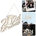 thumbnail image 5 of MLINS  2 Pieces Congratulations Decoration Graduation Sign Pendant, 5 of 8