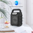 thumbnail image 4 of Machine de Karaoké, Haut-Parleur Extérieur Alimenté par Batterie avec Microphone pour Maison Gym Fête Chant Danse Camping, 4 of 7