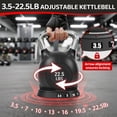 thumbnail image 5 of TLGREEN Adjustable Kettlebell Set- 7 Weights (22.5lb/44lb), Quick-Change Weight Dial and Weight Plate Safety Lock, for Full-Body Workout & Cross-Training, 5 of 11