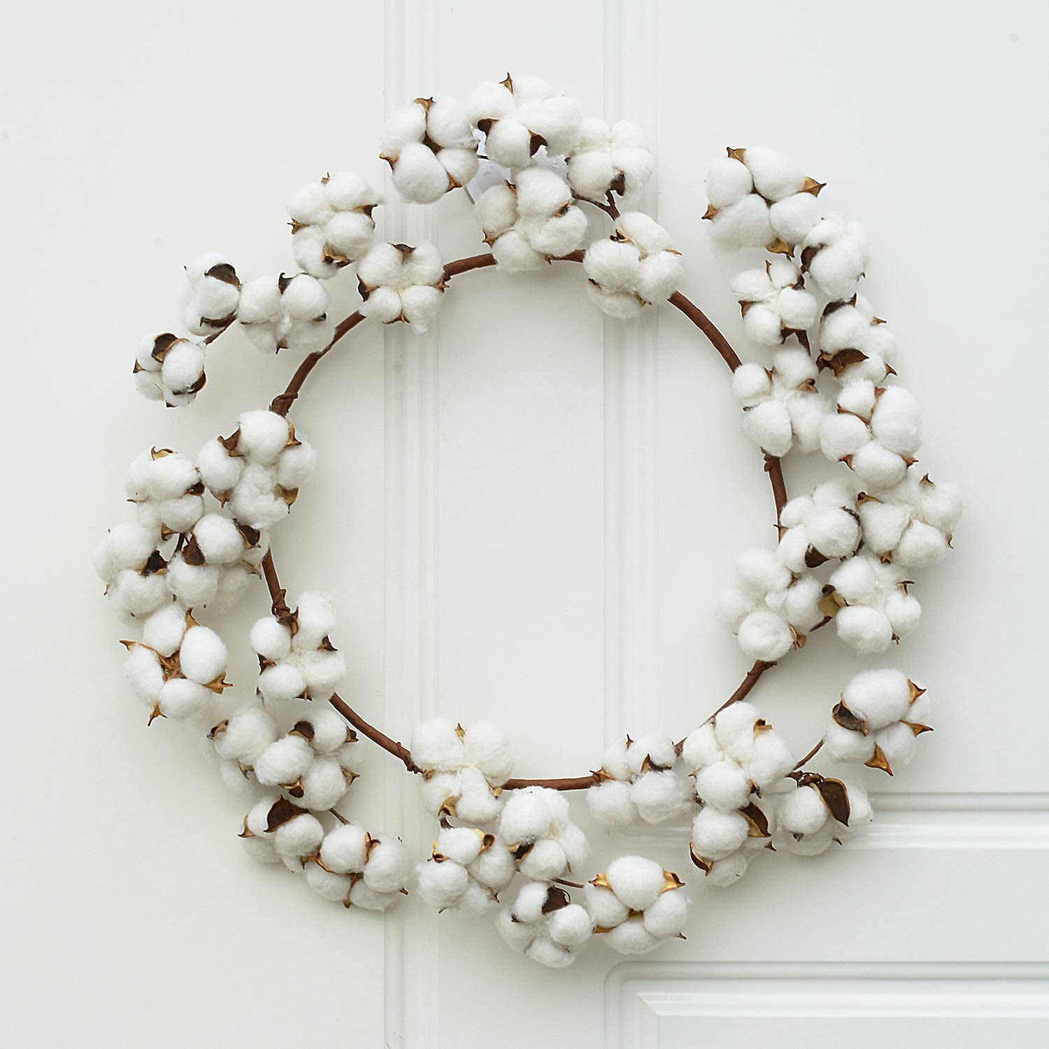 10Pcs Cotton Bolls Home Decor Not Cleaned Display/Wreaths/Wedding Decor WA 
