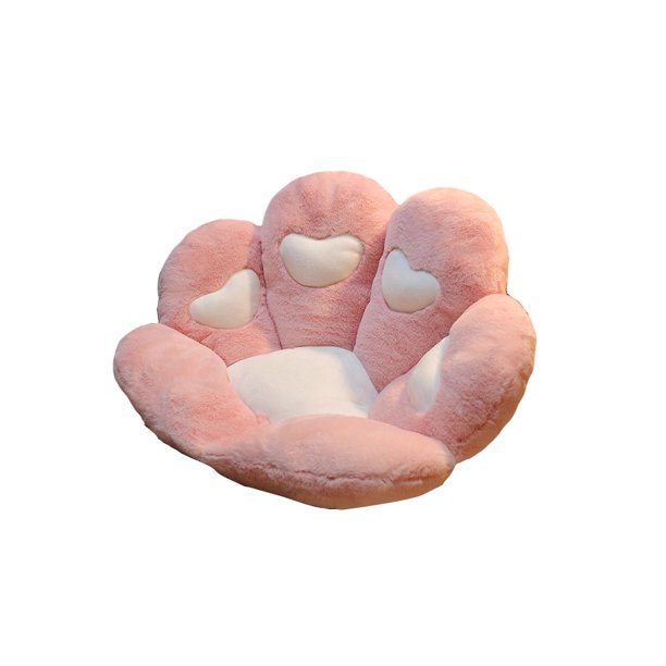 Yuarrent Cojín con forma de pata de gato, sofá de peluche, ventana, suelo, colchón, silla de invierno perezoso, cojín para oficina, decoración del Decoración del hogar Rosa Yuarrent HA084553-03