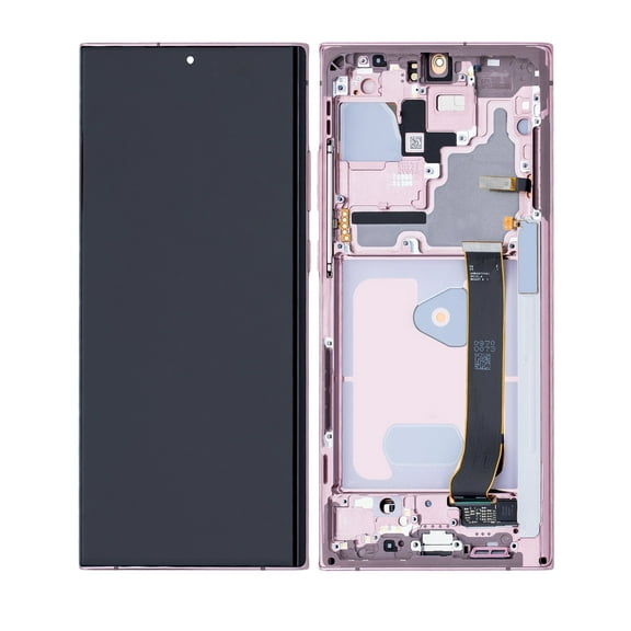 Replacement OLED Assembly With Frame Compatible For Samsung Galaxy Note 20 Ultra 5G (Service Pack) (Mystic Bronze)