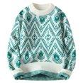 thumbnail image 2 of Pisexur Mens Sweater Haute Performance Sweater Divers Styles 2025 Mode Jeune Simple Rayé Sweater avec Demi-Col Roulé - Version Chaude Durable-en Liquidation, 2 of 9