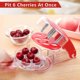 thumbnail image 3 of Multi Cherry Corer, Cherry Pitter, Cherry Seed Remover with Pit and Juice Container 6 Cherries, 3 of 4