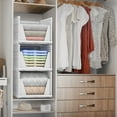 thumbnail image 3 of Sorbus Stackable Shelf Organizer - Set of 3 Large Baskets for Closet, Bathroom, Kitchen, Garage, 3 of 4
