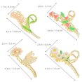 thumbnail image 2 of UPOUART 4Ud Accesorios Para Pinzas Garra Con Floral Multicolor Para Fiestas Y Hogar, 2 of 7