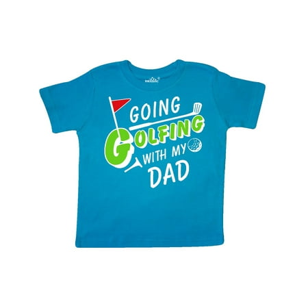 

Inktastic Going Golfing with my Dad- kids golf Gift Toddler Boy or Toddler Girl T-Shirt