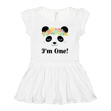

Inktastic First Birthday Panda 1 Year Old Girl Gift Baby Girl Dress