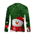 thumbnail image 5 of WXLWZYWL Men's Christmas Sweatshirt Crewneck Trendy Big and Tall Santa Printed Sweatshirts Pullover Tops Party Apparel, 5 of 5