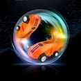 thumbnail image 4 of Riforla Mini Racing Remote Control Car Mini Racing Car 360° Mini High Speed Car Stunt Pocket Mini Toy Racing Car Model Transparent Luminous Toy Car for Children Education A, 4 of 7