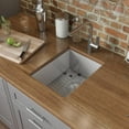 thumbnail image 3 of Ruvati 14-inch Undermount 16 Gauge Zero Radius Bar Prep Kitchen Sink Single Bowl, 3 of 14