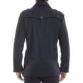 thumbnail image 7 of Alpine Swiss Jake Mens Pea Coat Wool Blend Double Breasted Dress Jacket Peacoat, 7 of 7