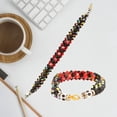 thumbnail image 2 of Pulsera Tiembla Tierra, Hilo Con Decoración color negra, 2 of 5