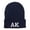 Navy, variant on AK Alaska State Embroidered Cuff Beanie - Black OSFM