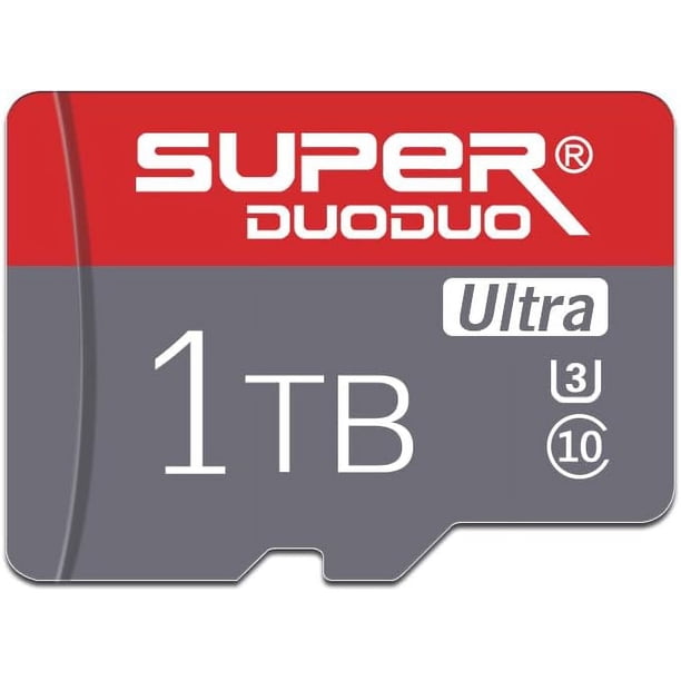 Memoria Micro SD de 1TB (1024GB), 1000GB, Clase 10, Rápida, Flash Mini SD, para Smartphone, PC, Cámara y Coche