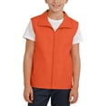 thumbnail image 3 of Jalioing Toddler Kids Outdoor Vest Boys Girls Solid Color Zip Up Collared Vest Casual Summer Travelling Vest with Pocket, 3 of 8