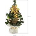 thumbnail image 2 of Mini árbol de Navidad Artificial Mini, Juego de 3 árboles de Navidad Artificiales para decoración del hogar, Tienda, Oficina, 20 x 11 cm, 2 of 5