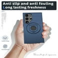 thumbnail image 3 of Decase for Samsung Galaxy S24 Plus Military Grade Protection Case,Compatible with MagSafe,Built-in Rotation Ring Holder Stand,with Slide Camera Lens Protector,Slim Anti-Scratch Shockproof Cover,Blue, 3 of 6