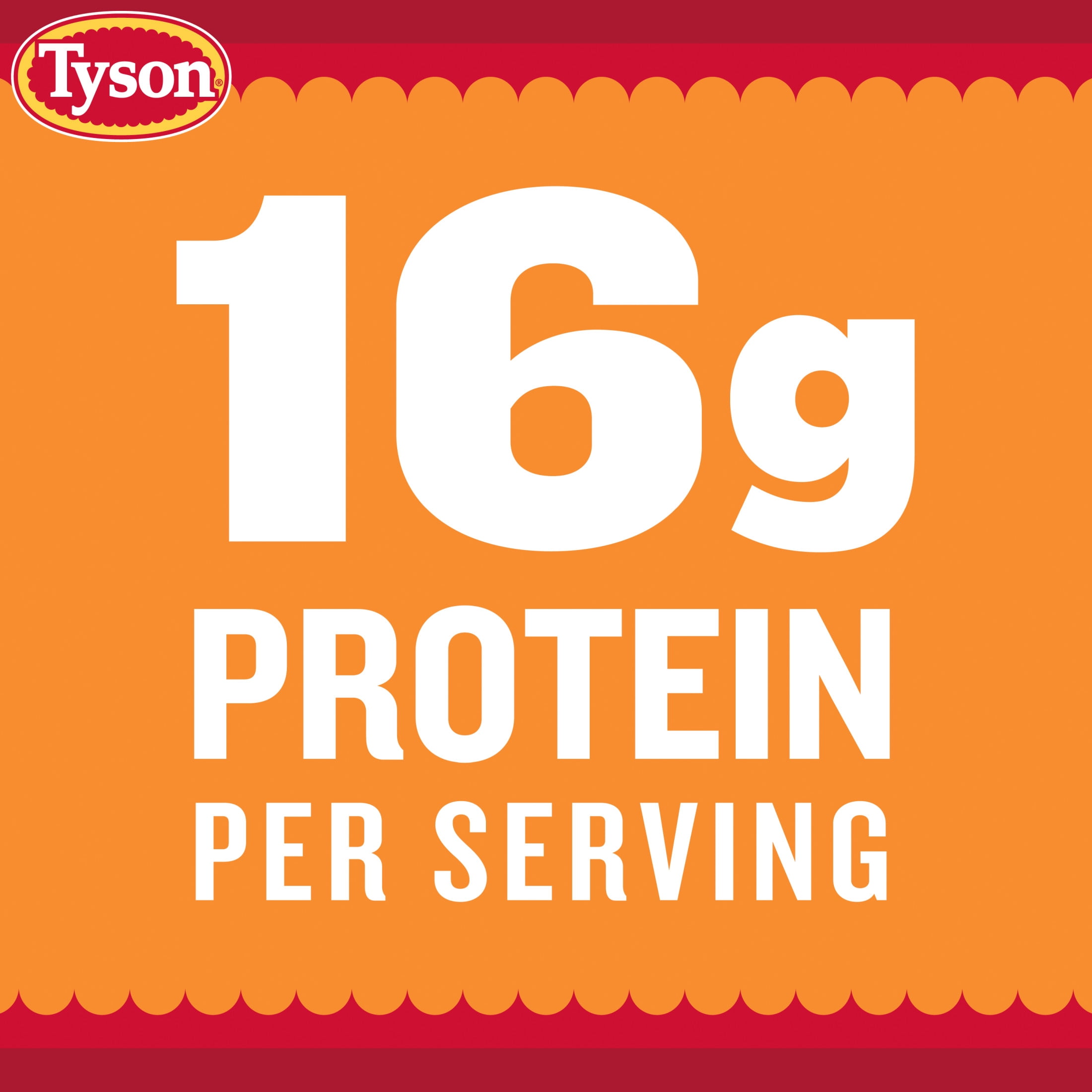 Tyson Hot Orange Boneless Chicken Bites, 20 oz (Frozen, Fully Cooked)