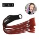 thumbnail image 1 of Zhuge 2 piezas de extensiones de cabello trenzado de colores, accesorios para extensiones de cabello trenzado con bandas de goma sintéticas para mujeres, de negro a marrón rojizo, 1 of 2