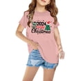 thumbnail image 1 of Fiudx Blusas Navideñas, Camisetas Infantes En Tela Suave, Brusas En Diseño Modernity para Niña, Camisetas Transpirables para Niño, Ropa Informal Diaria, Multitasks, 3 a 14 Años, Recomendado Lavar a M, 1 of 4