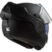 LS2 Advant Street Motorcycle Helmet - Solid Modular Matte Black / 3X-Large