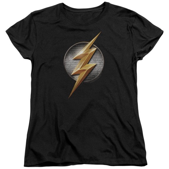 Justice League Movie - Flash Logo - Women's Short Sleeve Shirt - X-Large