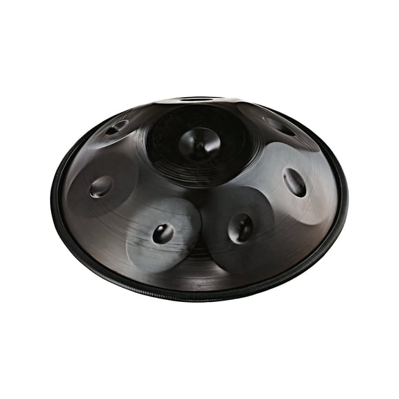 Handpan Drum with Soft, Pure Melodic Tones for Meditation, ASMR, Sound Therapy and Yoga — MADE IN COLOMBIA — Hand Hammered Steel, 2-YEAR WARRANTY