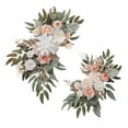 thumbnail image 1 of 2 piezas de flores de seda, telón de fondo Floral, corona colgante de arco de boda, botín de flores artificiales para decoración de fiesta de puerta champán, 1 of 8
