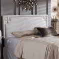 thumbnail image 3 of Baxton Studio Geneva Modern and Contemporary Grayish Beige Fabric Upholstered Queen Size Headboard, 3 of 4