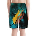 thumbnail image 3 of Prestonplayz Boys Swim Trunks Quick Dry Swimwear Surfing Bathing Suit Drawstring Elastic Waist With Mesh Lining, 3 of 8