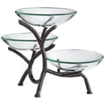 thumbnail image 3 of Kensington Hill Metal Branching 12" High 3-Tier Stand with Glass Bowls, 3 of 8