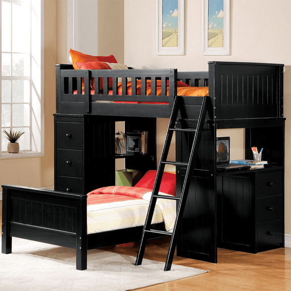 ACME Willoughby Twin Loft Bed, Black