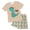 Pink, variant on 4 Year Old Boy Clothes Summer Solid Color Dinosaur Prints Child 2pc Set Toddler Boy Outfits 4-5 Years Sky Blue