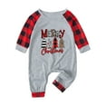 thumbnail image 2 of Odeerbi Christmas Pajamas For Family Matching Outfits Fashionable Print European And American Suit, 2 of 9