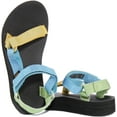 thumbnail image 4 of Teva Midform Universal Women's Vegan Platform Strappy Sandal In Blue Size 10, 4 of 6