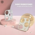 thumbnail image 6 of Luxtrada (2 Packs) For iPhone 12 Pro Bling Diamond Camera Lens Protector Glitter Case Cover, 6 of 8