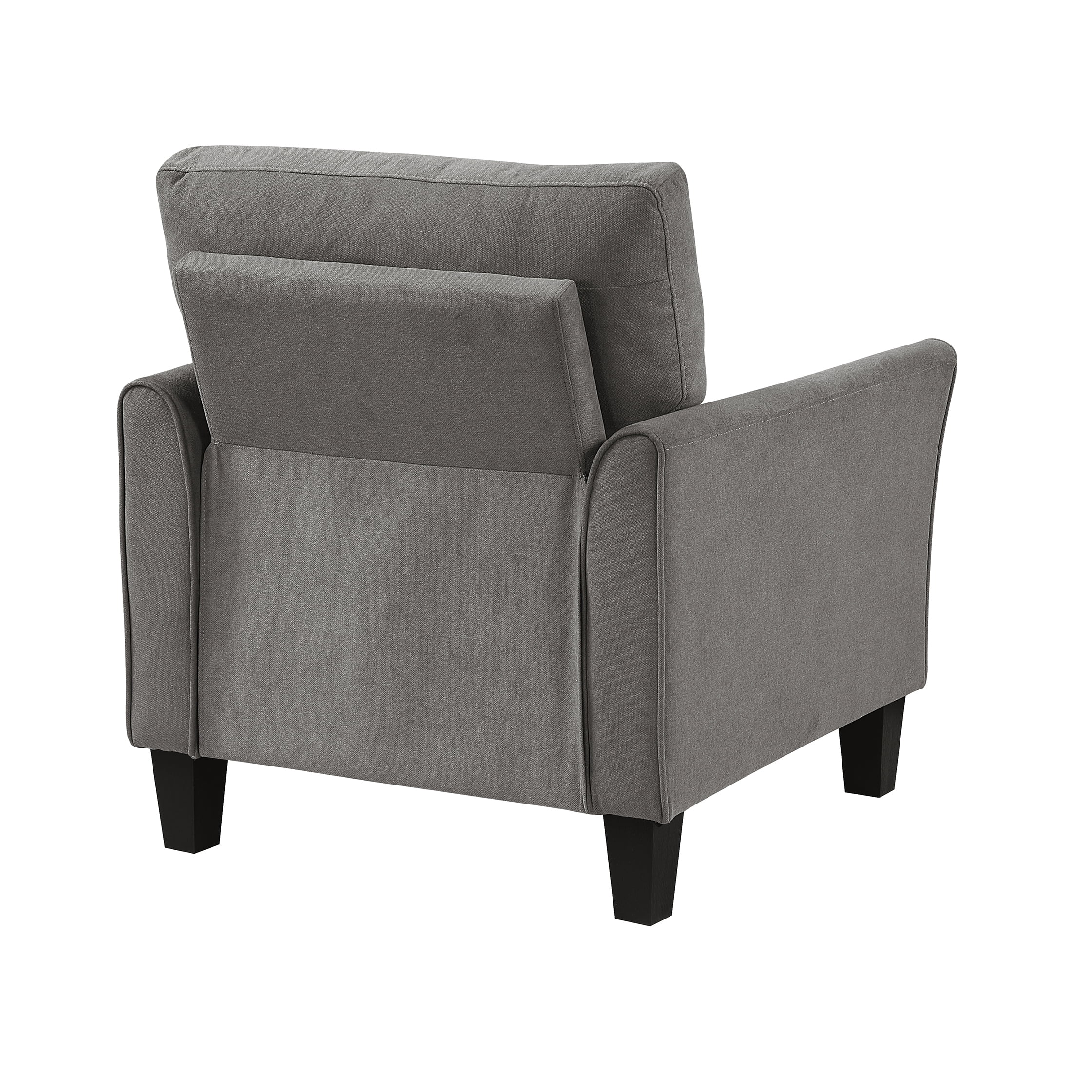 OakvillePark Islewyn Textured Fabric Accent Chair, Brownish Gray