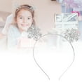 thumbnail image 2 of Alloy Christmas Snow Headband Elegant Festive Hair Accessory for Women and Girls, 2 of 6