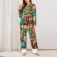 thumbnail image 2 of Fotbe Happy Fall Y'All Conjunto de Pijama de Manga Larga para Mujer con Estampado, Ropa de Dormir de 2 Piezas, Conjunto de Casa Suave y Cómodo con Bolsillos-X-Large, 2 of 7