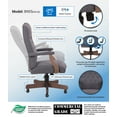 thumbnail image 2 of Boss Office Products Refined Rustic Executive Chair in Slate Gray Commercial Grade, 2 of 6