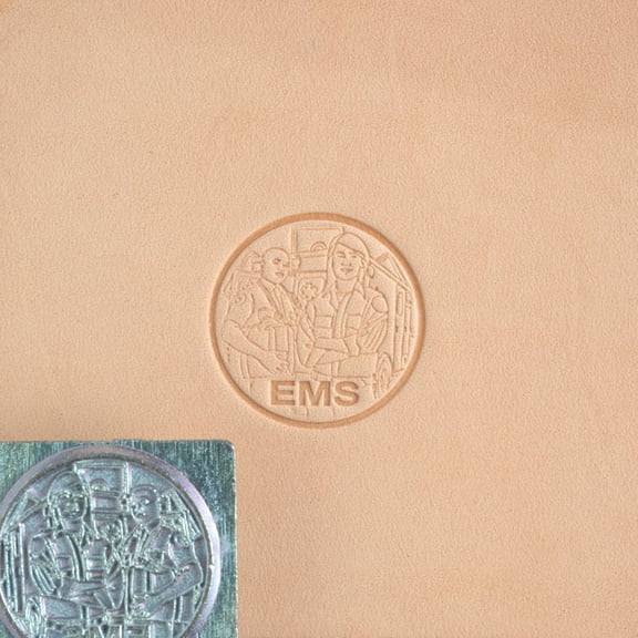 Tandy Leather Craftool 3-D EMS Stamp 8463-00