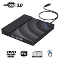 thumbnail image 1 of maskred External CD DVD Drive USB 3.0 Touch Control Portable CD DVD +/-RW Drive Burner Writer Rewriter Player Reader, 1 of 6