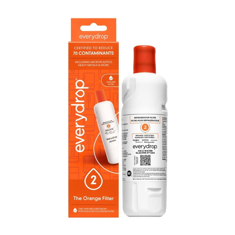 everydrop, Ice and Water Refrigerator Filter 2, 2pk, EDR2RXD1