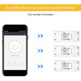 thumbnail image 3 of Injueey Interruptor de luz inteligente WiFi DIY, temporizador de interruptor Universal, aplicación Smart Life, Control remoto inalámbrico, funciona con Electrónica, 3 of 6