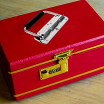 HEMOTON Handle Stainless Steel Tool Box Easy to Operate Toolbox 14.00X8.50X1.60CM