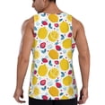 thumbnail image 3 of Gaeub Strawberry Lemon Men's Athletic Tank Top, Workout Sleeveless Shirts, Running Tank Tops for Gym, Running, Training - X-Large, 3 of 9