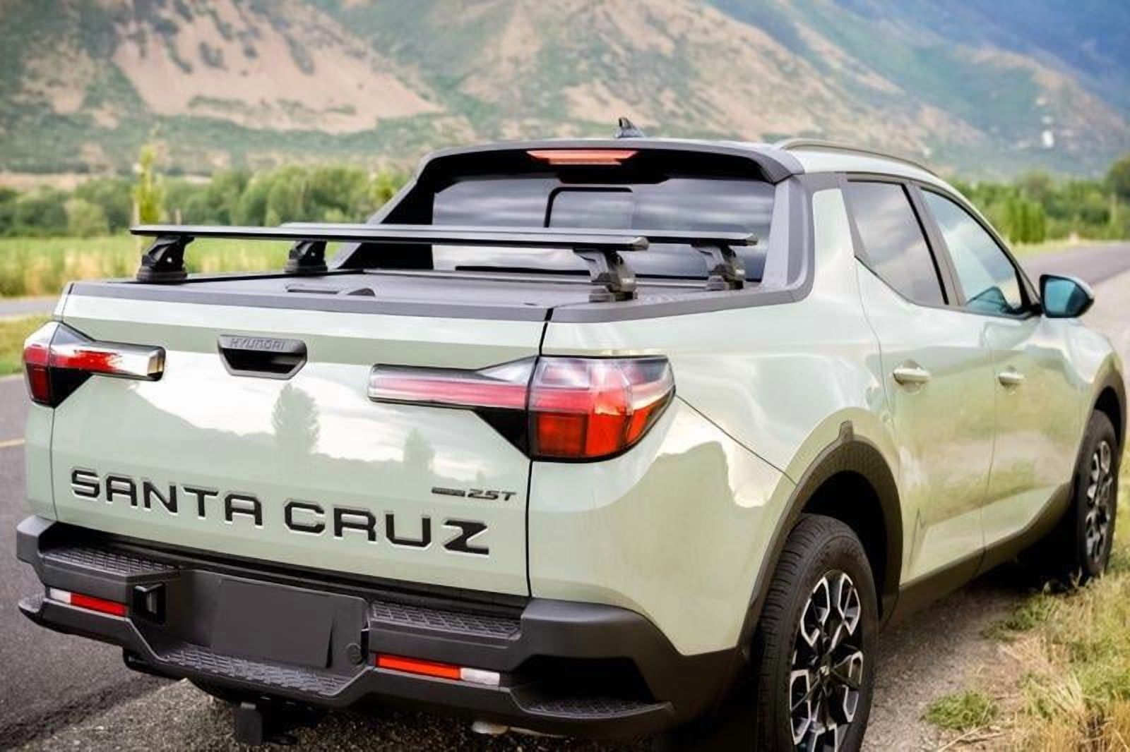 For Hyundai Santa Cruz Bed Rack Cross Bars Roof Rack Silver