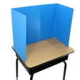thumbnail image 3 of Blue Premium Corrugated Plastic Study Carrels - Pack Of 24, 3 of 7